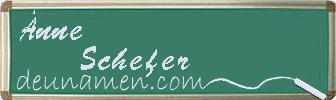Änne Schefer Visitenkarte